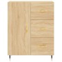 Aparador de madera de ingeniería roble Sonoma 69,5x34x90 cm von , Sideboards - Ref: Foro24-827895, Preis: 75,61 €, Rabatt: %