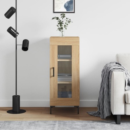 Aparador madera contrachapada color roble Sonoma 34,5x34x90 cm von , Sideboards - Ref: Foro24-828799, Preis: 60,58 €, Rabatt: %