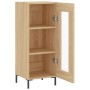 Aparador madera contrachapada color roble Sonoma 34,5x34x90 cm von , Sideboards - Ref: Foro24-828799, Preis: 60,58 €, Rabatt: %