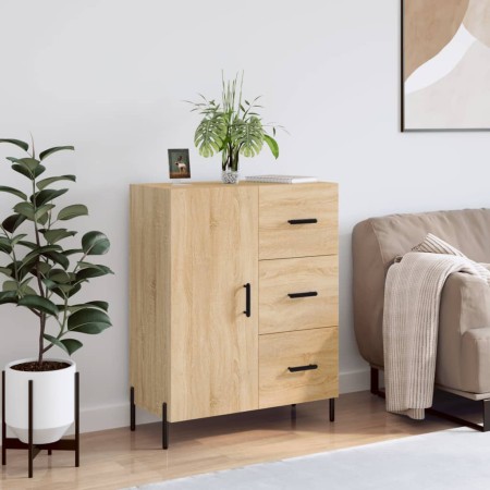 Aparador de madera de ingeniería roble Sonoma 69,5x34x90 cm by , Sideboards - Ref: Foro24-827927, Price: 107,84 €, Discount: %