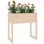 Jardinera de madera maciza de pino 78x40x81 cm von , Töpfe und Pflanzgefäße - Ref: Foro24-822132, Preis: 65,00 €, Rabatt: %
