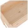 Jardinera de madera maciza de pino 78x40x81 cm von , Töpfe und Pflanzgefäße - Ref: Foro24-822132, Preis: 65,00 €, Rabatt: %