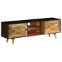 Mueble para TV de madera maciza de mango 140x30x45 cm von , Schränke und Lagerung - Ref: Foro24-246162, Preis: 219,94 €, Raba...