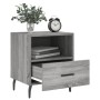 Mesitas noche 2 uds madera ingeniería gris Sonoma 40x35x47,5 cm by , Nightstands - Ref: Foro24-827481, Price: 60,80 €, Discou...