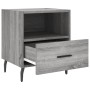 Mesitas noche 2 uds madera ingeniería gris Sonoma 40x35x47,5 cm by , Nightstands - Ref: Foro24-827481, Price: 60,80 €, Discou...