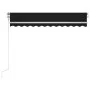Automatic awning with LED and wind sensor anthracite 350x250cm by vidaXL, Awnings - Ref: Foro24-3068894, Price: 485,82 €, Dis...