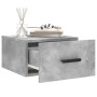 Mesita de noche de pared color gris hormigón 35x35x20 cm von , Schließfächer und Lagerschränke - Ref: Foro24-829844, Preis: 2...