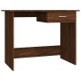 Escritorio de madera contrachapada marrón roble 100x50x76 cm von , Schreibtische - Ref: Foro24-815335, Preis: 77,43 €, Rabatt: %