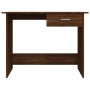 Escritorio de madera contrachapada marrón roble 100x50x76 cm von , Schreibtische - Ref: Foro24-815335, Preis: 77,43 €, Rabatt: %
