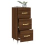 Aparador madera de ingeniería marrón roble 34,5x34x90 cm von , Sideboards - Ref: Foro24-828587, Preis: 69,50 €, Rabatt: %