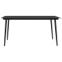 Set de comedor de jardín 9 pzas cuerda de algodón y acero negro von , Gartensets - Ref: Foro24-48571, Preis: 511,85 €, Rabatt: %