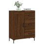 Aparador de madera de ingeniería marrón roble 69,5x34x90 cm by , Sideboards - Ref: Foro24-830267, Price: 100,21 €, Discount: %
