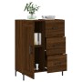 Aparador de madera de ingeniería marrón roble 69,5x34x90 cm by , Sideboards - Ref: Foro24-830267, Price: 100,21 €, Discount: %