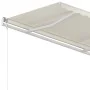 Toldo retráctil manual crema 350x250 cm de vidaXL, Toldos - Ref: Foro24-3068877, Precio: 447,74 €, Descuento: %