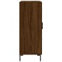 Aparador de madera de ingeniería marrón roble 69,5x34x90 cm by , Sideboards - Ref: Foro24-830267, Price: 100,21 €, Discount: %
