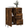 Aparador de madera de ingeniería roble ahumado 69,5x34x90 cm by , Sideboards - Ref: Foro24-830273, Price: 102,75 €, Discount: %