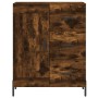 Aparador de madera de ingeniería roble ahumado 69,5x34x90 cm by , Sideboards - Ref: Foro24-830273, Price: 102,75 €, Discount: %