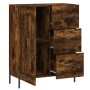 Aparador de madera de ingeniería roble ahumado 69,5x34x90 cm by , Sideboards - Ref: Foro24-830273, Price: 102,75 €, Discount: %