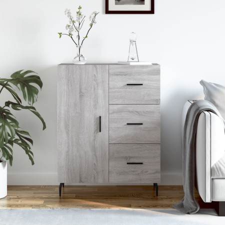 Aparador de madera de ingeniería gris Sonoma 69,5x34x90 cm von , Sideboards - Ref: Foro24-827938, Preis: 98,36 €, Rabatt: %