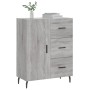 Aparador de madera de ingeniería gris Sonoma 69,5x34x90 cm von , Sideboards - Ref: Foro24-827938, Preis: 98,36 €, Rabatt: %