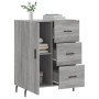 Aparador de madera de ingeniería gris Sonoma 69,5x34x90 cm von , Sideboards - Ref: Foro24-827938, Preis: 98,36 €, Rabatt: %