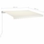 Cremefarbene manuell einziehbare Markise 350 x 250 cm von vidaXL, Markisen - Ref: Foro24-3068877, Preis: 400,97 €, Rabatt: %