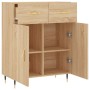 Aparador de madera de ingeniería roble Sonoma 69,5x34x90 cm de , Aparadores - Ref: Foro24-827959, Precio: 82,87 €, Descuento: %