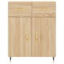 Aparador de madera de ingeniería roble Sonoma 69,5x34x90 cm de , Aparadores - Ref: Foro24-827959, Precio: 82,87 €, Descuento: %