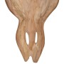 Escultura de cráneo de toro de pared de teca 69x6x60 cm von , Figuren, Skulpturen und Statuen - Ref: Foro24-244567, Preis: 85...