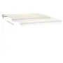 Automatic awning with LED and wind sensor cream 450x300 cm by vidaXL, Awnings - Ref: Foro24-3068932, Price: 601,02 €, Discoun...