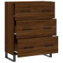 Aparador de madera de ingeniería marrón roble 69,5x34x90 cm von , Sideboards - Ref: Foro24-827883, Preis: 110,30 €, Rabatt: %