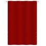 Toldo para balcón de tela oxford rojo 160x240 cm