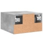 Mesita de noche de pared color gris hormigón 35x35x20 cm by , Lockers and storage cabinets - Ref: Foro24-829780, Price: 28,14...