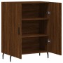Aparador de madera de ingeniería marrón roble 69,5x34x90 cm by , Sideboards - Ref: Foro24-827747, Price: 104,33 €, Discount: %