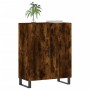 Aparador de madera de ingeniería roble ahumado 69,5x34x90 cm by , Sideboards - Ref: Foro24-827753, Price: 88,97 €, Discount: %