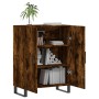 Aparador de madera de ingeniería roble ahumado 69,5x34x90 cm by , Sideboards - Ref: Foro24-827753, Price: 88,97 €, Discount: %