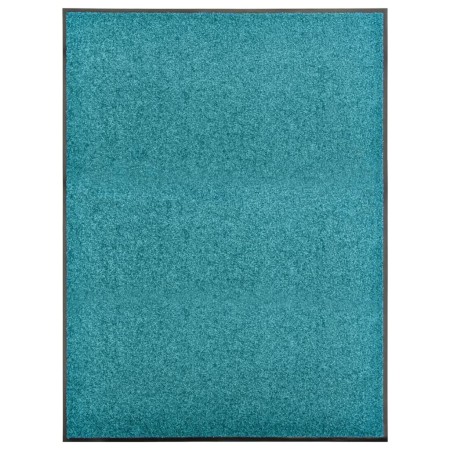 Felpudo lavable azul cian 90x120 cm von , Fußmatten - Ref: Foro24-323460, Preis: 60,73 €, Rabatt: %