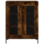 Aparador de madera de ingeniería roble ahumado 69,5x34x90 cm von , Sideboards - Ref: Foro24-827793, Preis: 84,11 €, Rabatt: %