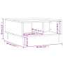 Mesa de centro madera de ingeniería gris Sonoma 60x60x30 cm von , Couchtisch - Ref: Foro24-827034, Preis: 45,51 €, Rabatt: %