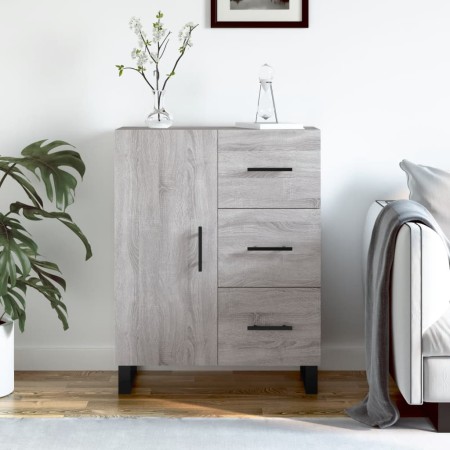 Aparador de madera de ingeniería gris Sonoma 69,5x34x90 cm by , Sideboards - Ref: Foro24-827946, Price: 102,72 €, Discount: %