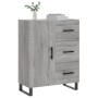 Aparador de madera de ingeniería gris Sonoma 69,5x34x90 cm by , Sideboards - Ref: Foro24-827946, Price: 102,72 €, Discount: %