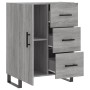 Aparador de madera de ingeniería gris Sonoma 69,5x34x90 cm by , Sideboards - Ref: Foro24-827946, Price: 102,72 €, Discount: %