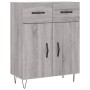 Aparador de madera de ingeniería gris Sonoma 69,5x34x90 cm by , Sideboards - Ref: Foro24-827978, Price: 86,36 €, Discount: %