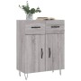 Aparador de madera de ingeniería gris Sonoma 69,5x34x90 cm by , Sideboards - Ref: Foro24-827978, Price: 86,36 €, Discount: %
