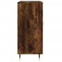 Aparador de madera de ingeniería roble ahumado 90x34x80 cm von , Sideboards - Ref: Foro24-828089, Preis: 79,42 €, Rabatt: %