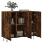 Aparador de madera de ingeniería roble ahumado 90x34x80 cm von , Sideboards - Ref: Foro24-828105, Preis: 74,21 €, Rabatt: %