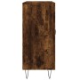 Aparador de madera de ingeniería roble ahumado 90x34x80 cm von , Sideboards - Ref: Foro24-828105, Preis: 74,21 €, Rabatt: %