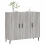 Aparador de madera de ingeniería gris Sonoma 90x34x80 cm de , Aparadores - Ref: Foro24-828130, Precio: 89,41 €, Descuento: %