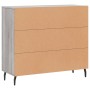 Aparador de madera de ingeniería gris Sonoma 90x34x80 cm de , Aparadores - Ref: Foro24-828130, Precio: 89,41 €, Descuento: %
