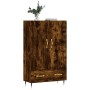 Aparador alto madera de ingeniería roble ahumado 69,5x31x115 cm von , Sideboards - Ref: Foro24-828217, Preis: 86,18 €, Rabatt: %